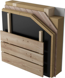 HOLZRAMENBAU MIT HINTERLÜFTETER FASSADE